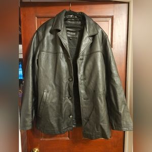Vintage Guess Mens Leather Jacket